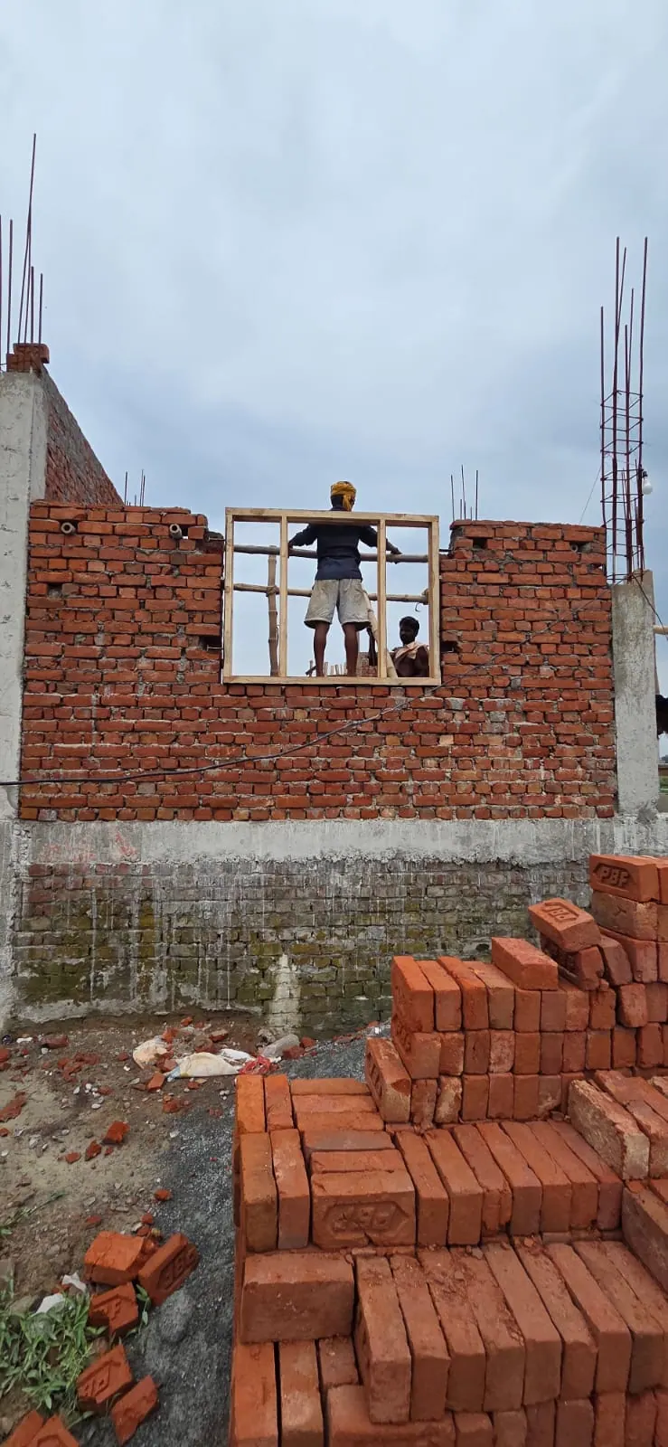 Project 1 — Brickwork & wall construction (construction progress)