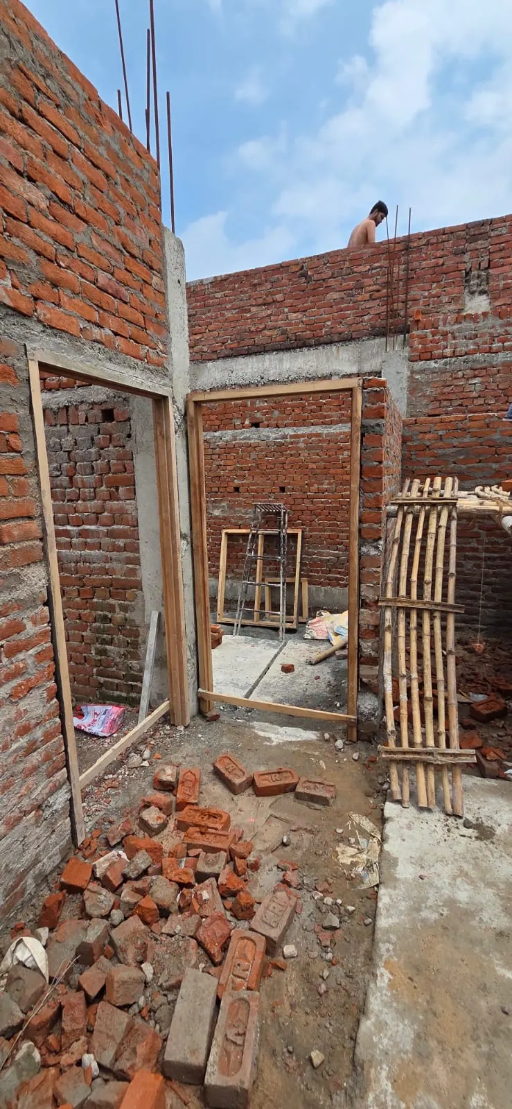 Project 1 — Brickwork & wall construction (construction progress)