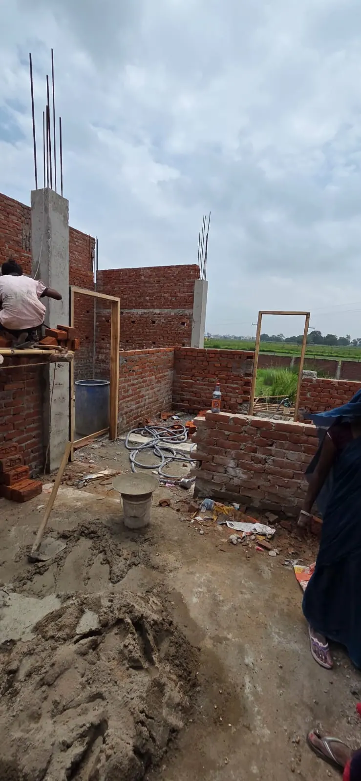 Project 1 — Brickwork & wall construction (construction progress)