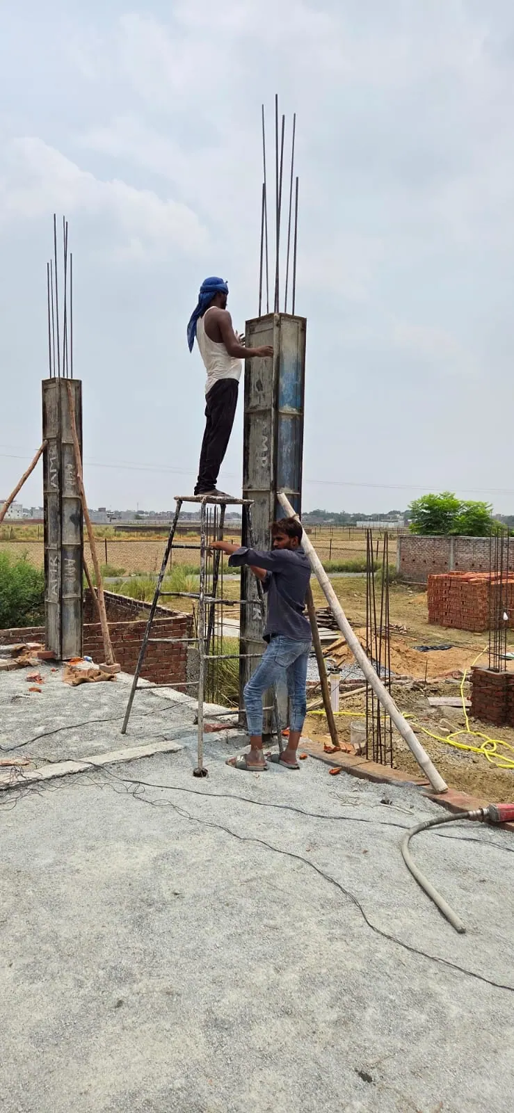 Project 3 — Structural concrete work (construction progress)