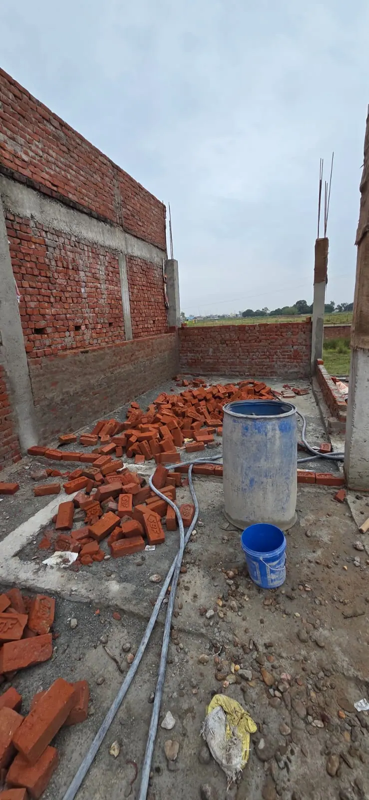Project 1 — Brickwork & wall construction (construction progress)
