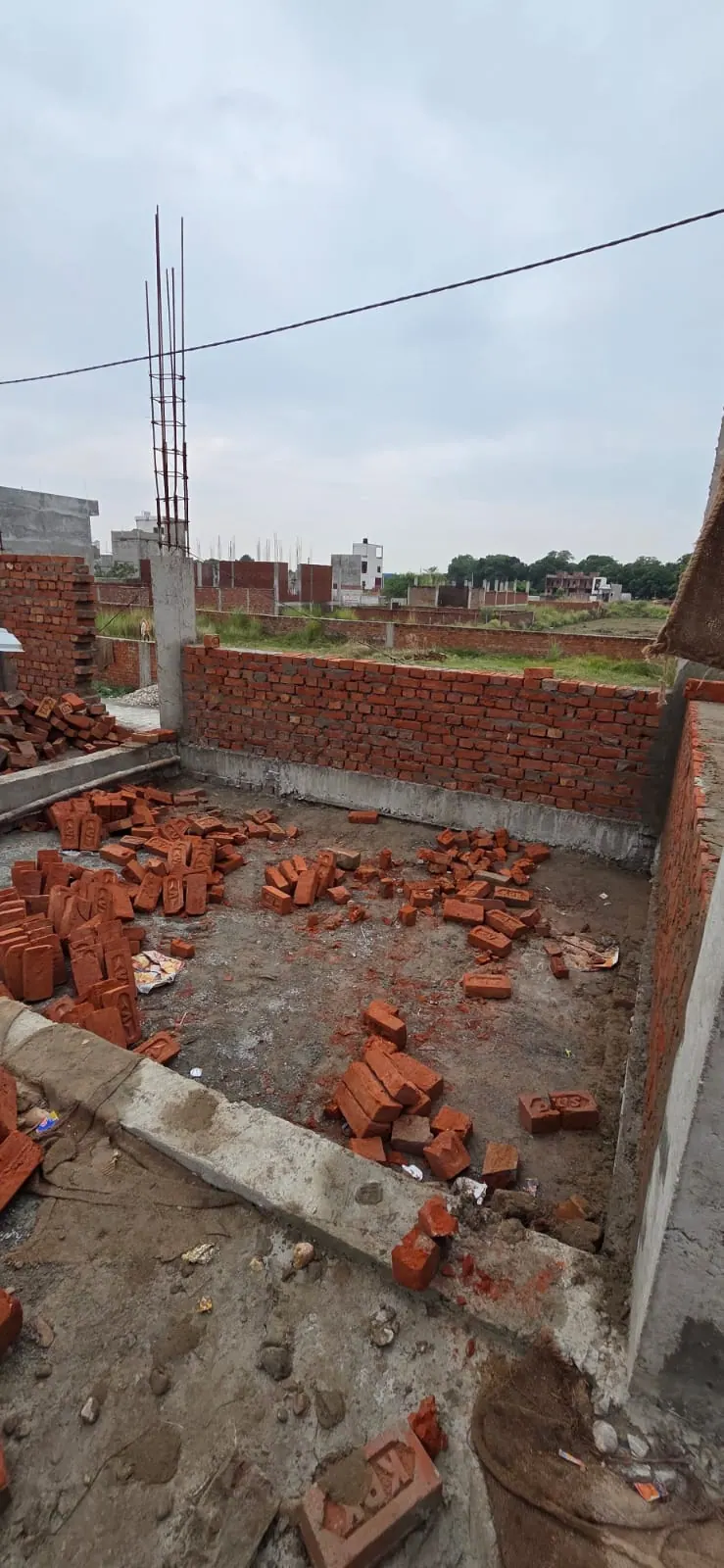 Project 1 — Brickwork & wall construction (construction progress)